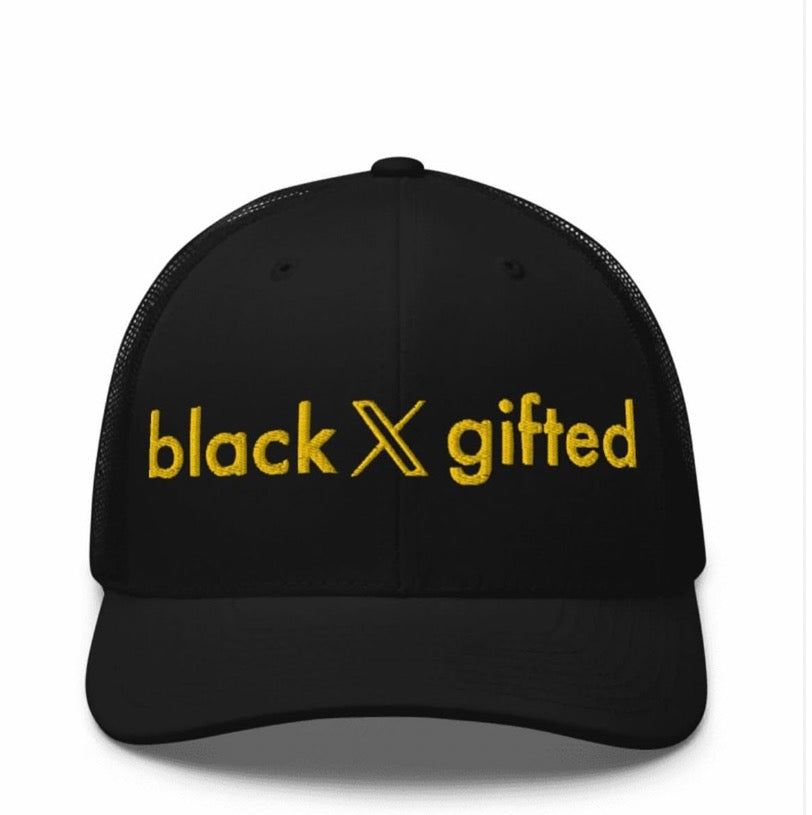 Black X Gifted Trucker Cap